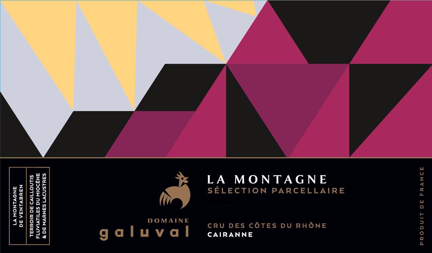 Domaine Galuval - La Montagne- Cairanne label