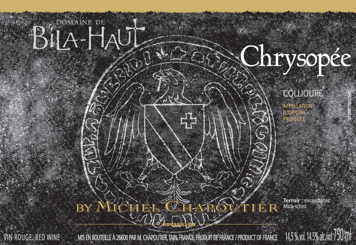 Domaine de Bila-Haut - Chrysopee - Rouge label