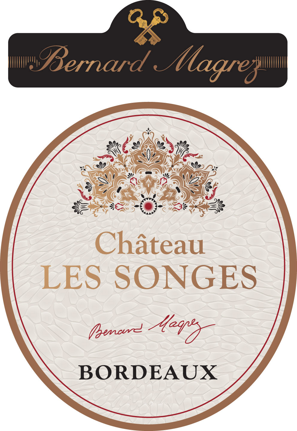 Bernard Magrez - Chateau Les Songes label