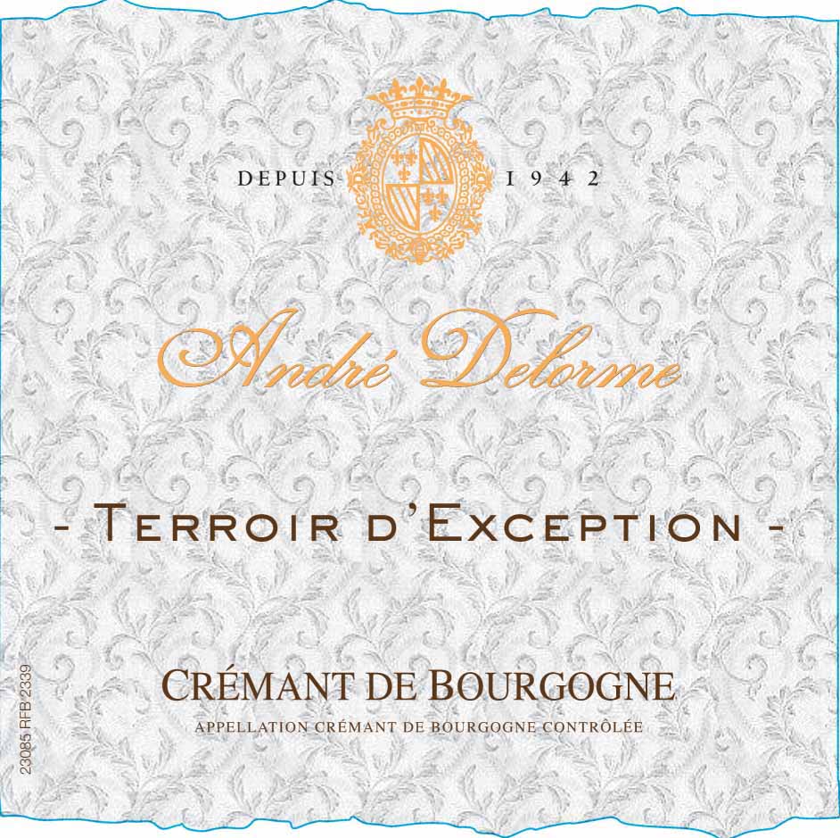 Andre Delorme - Terroir D'Exception - Cremant de Bourgogne label