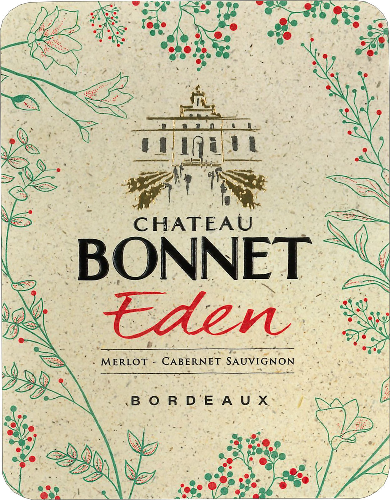 Chateau Bonnet - Eden Rouge label