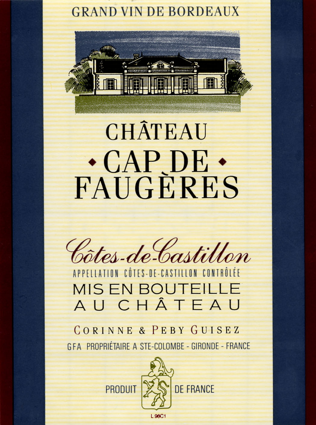 Chateau Cap De Faugères (Ch. Faugères) label