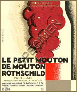 Le Petit Mouton de Mouton Rothschild label