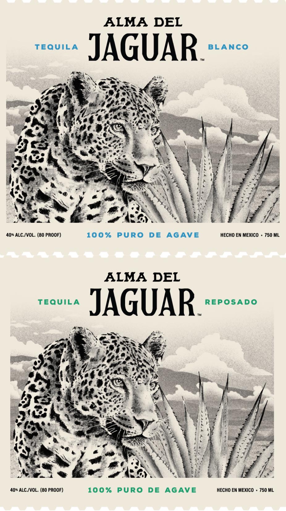 Alma del Jaguar Combo Pack (6 Blanco + 6 Repo) label