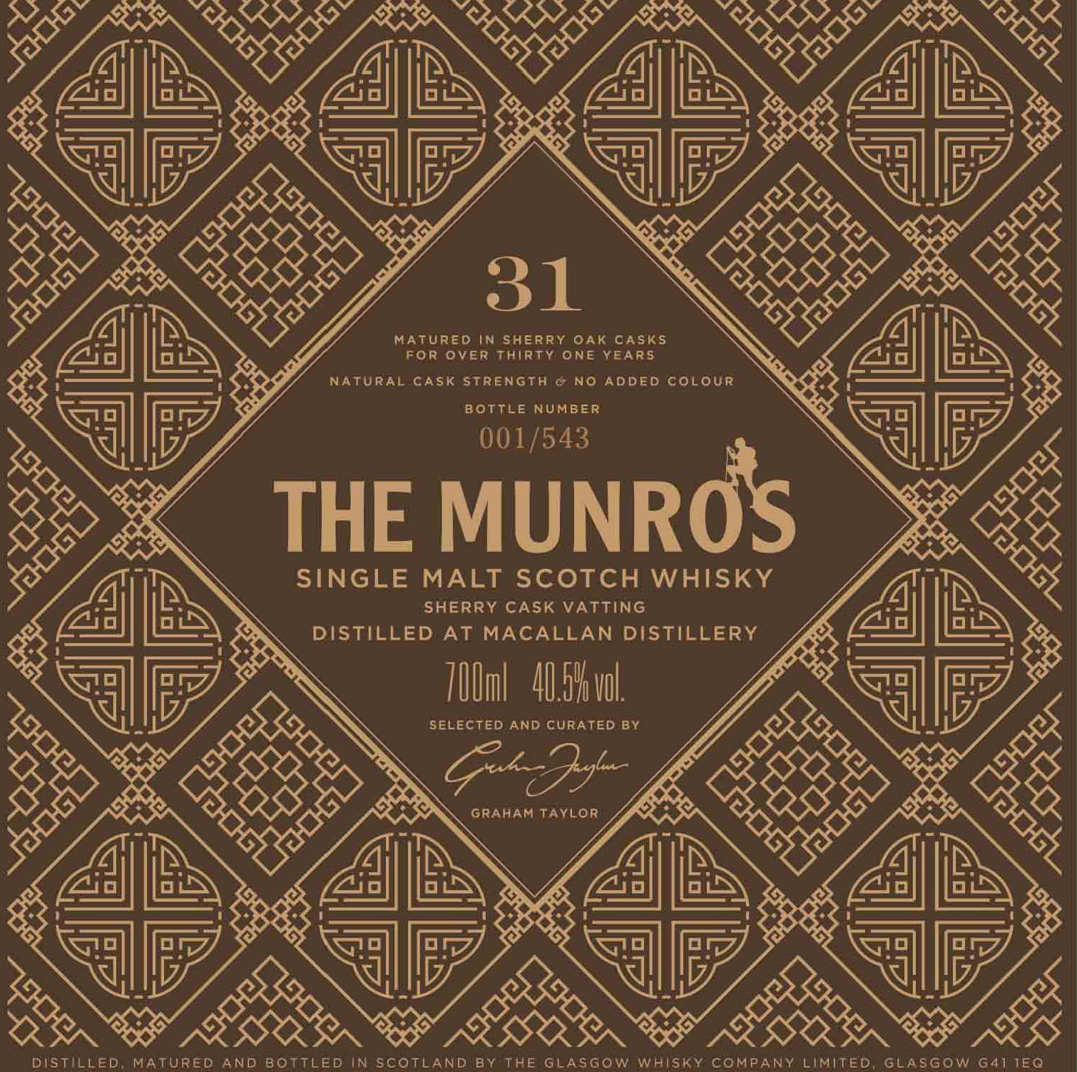 The Munro's - Macallan 1991 - 31 Year label
