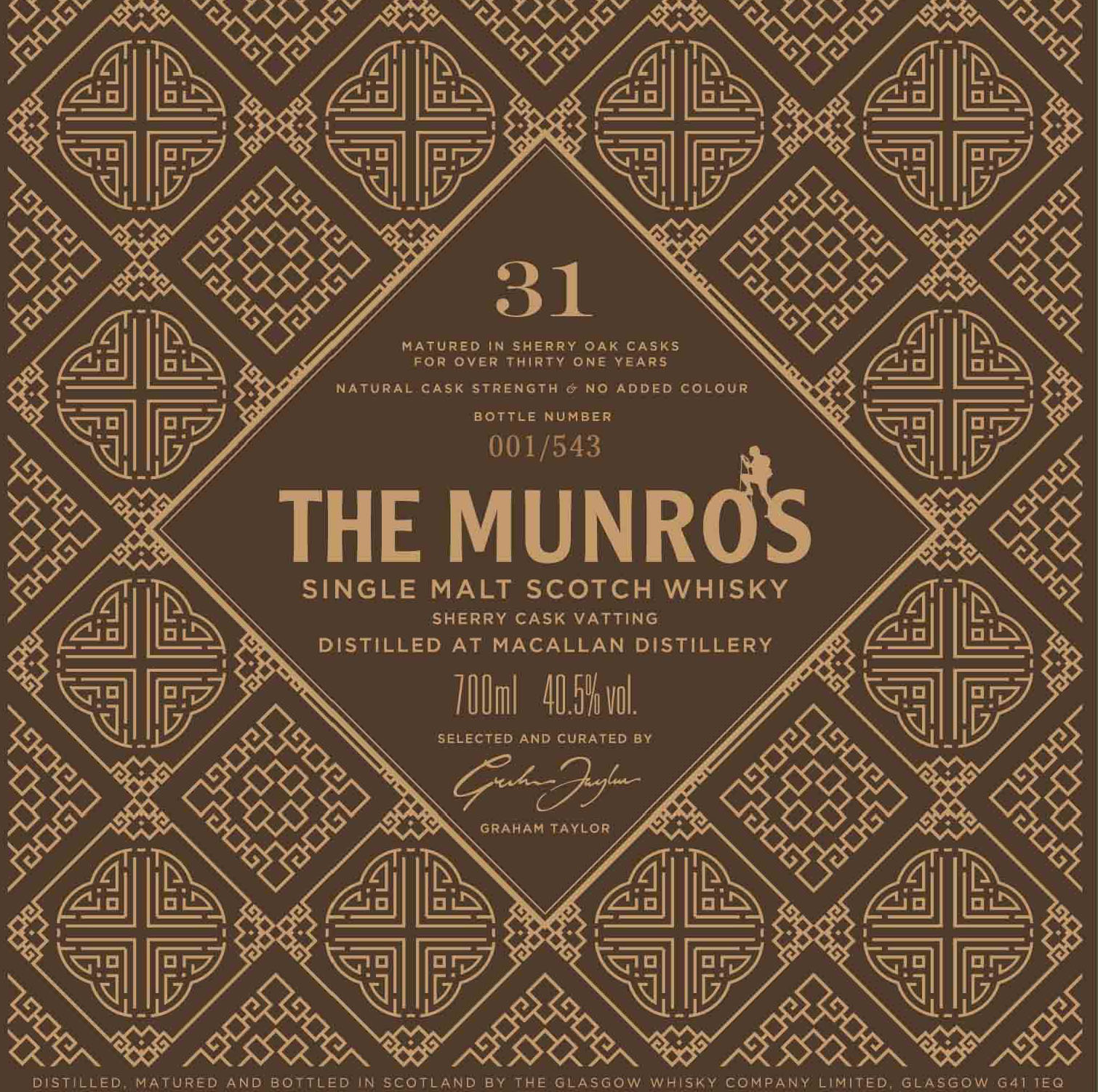 The Munro's - Macallan 1991 - 31 Year label