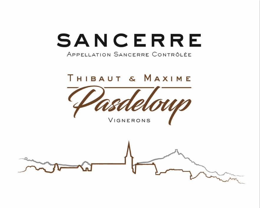 Thibaut and Maxime Pasdeloup - Sancerre Blanc label