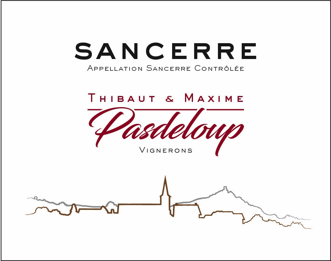 Thibaut and Maxime Pasdeloup - Sancerre Rouge label