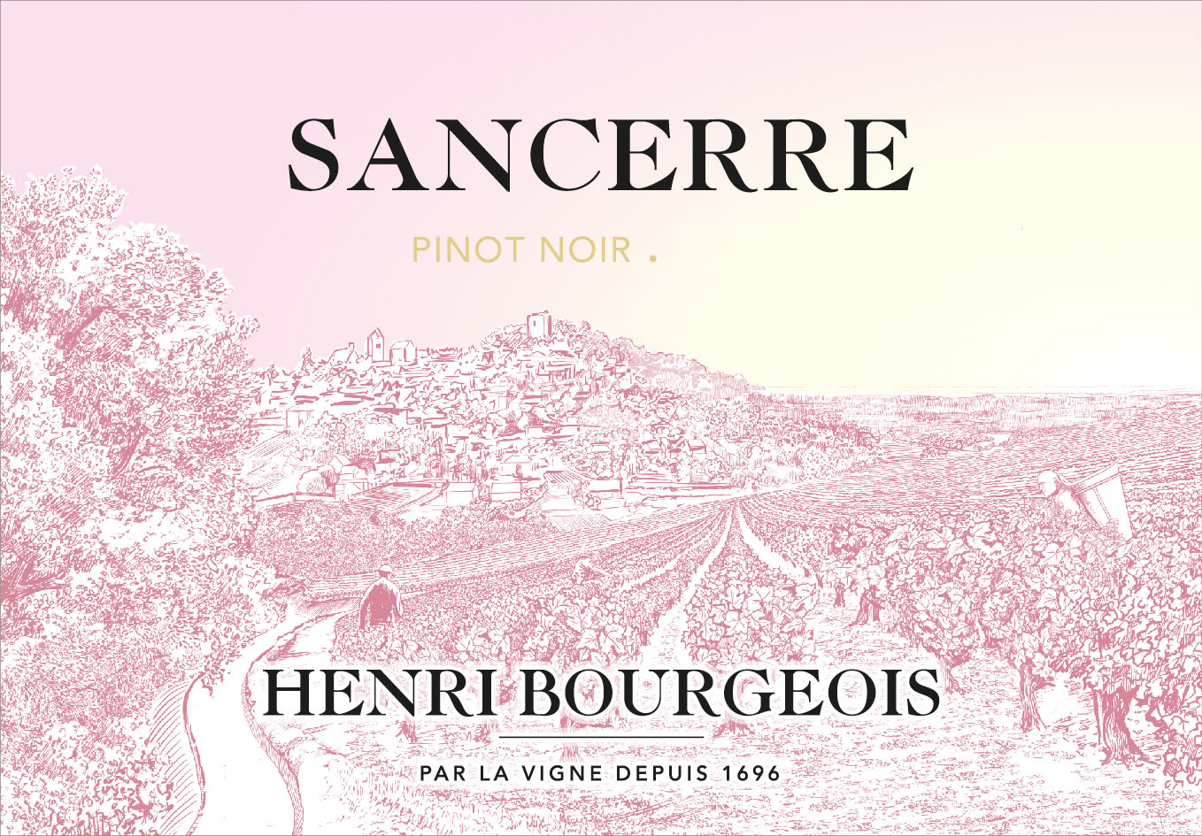Henri Bourgeois - Sancerre Rose label