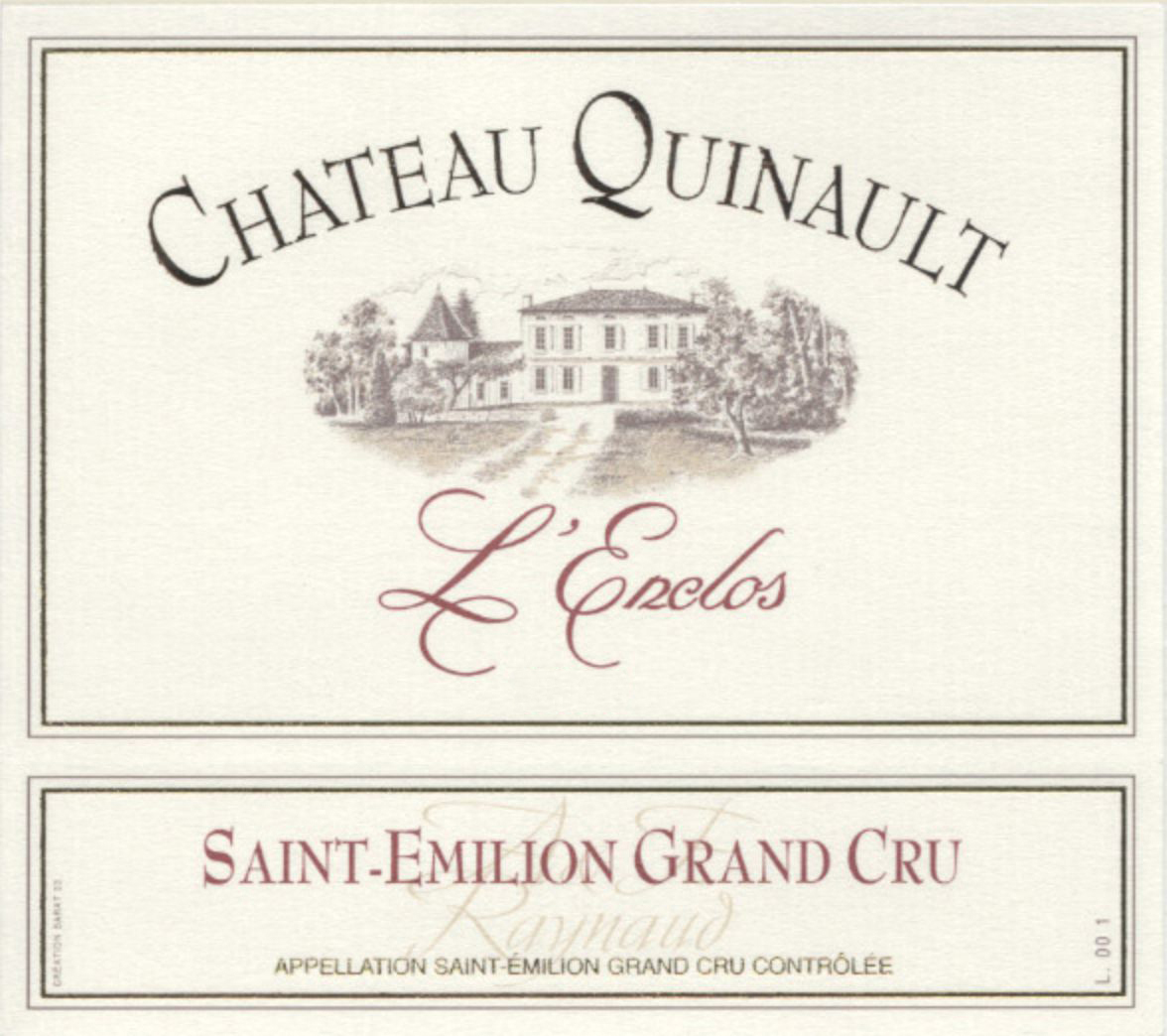 Chateau Quinault L'Enclos label