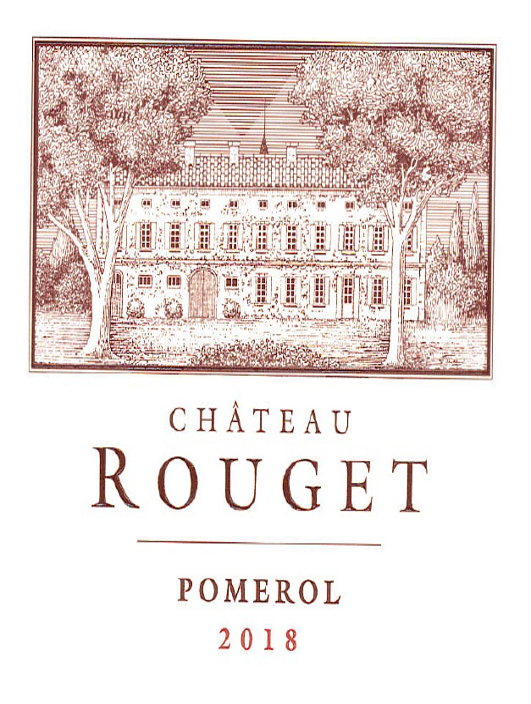 Chateau Rouget label