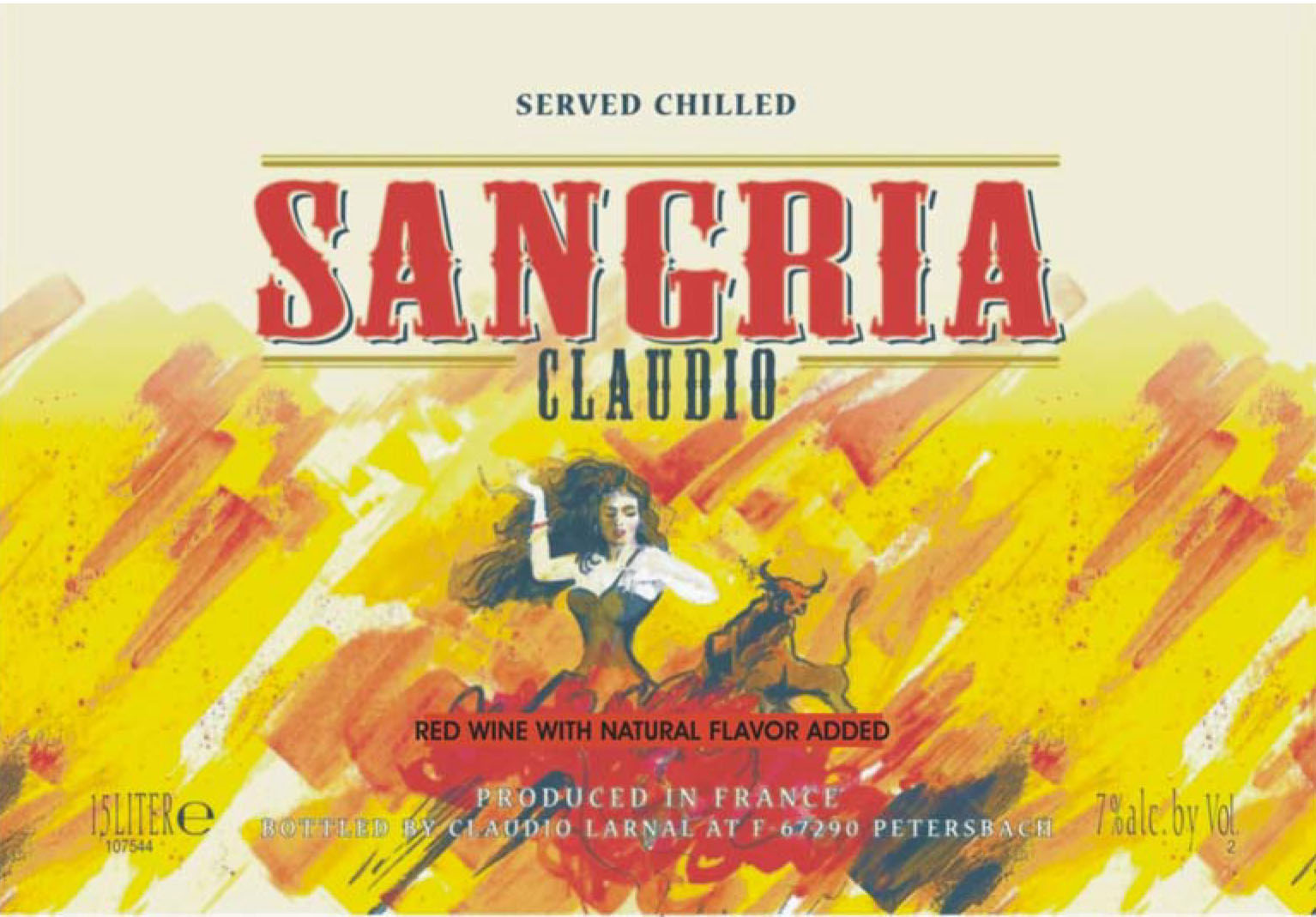 Claudio Sangria label