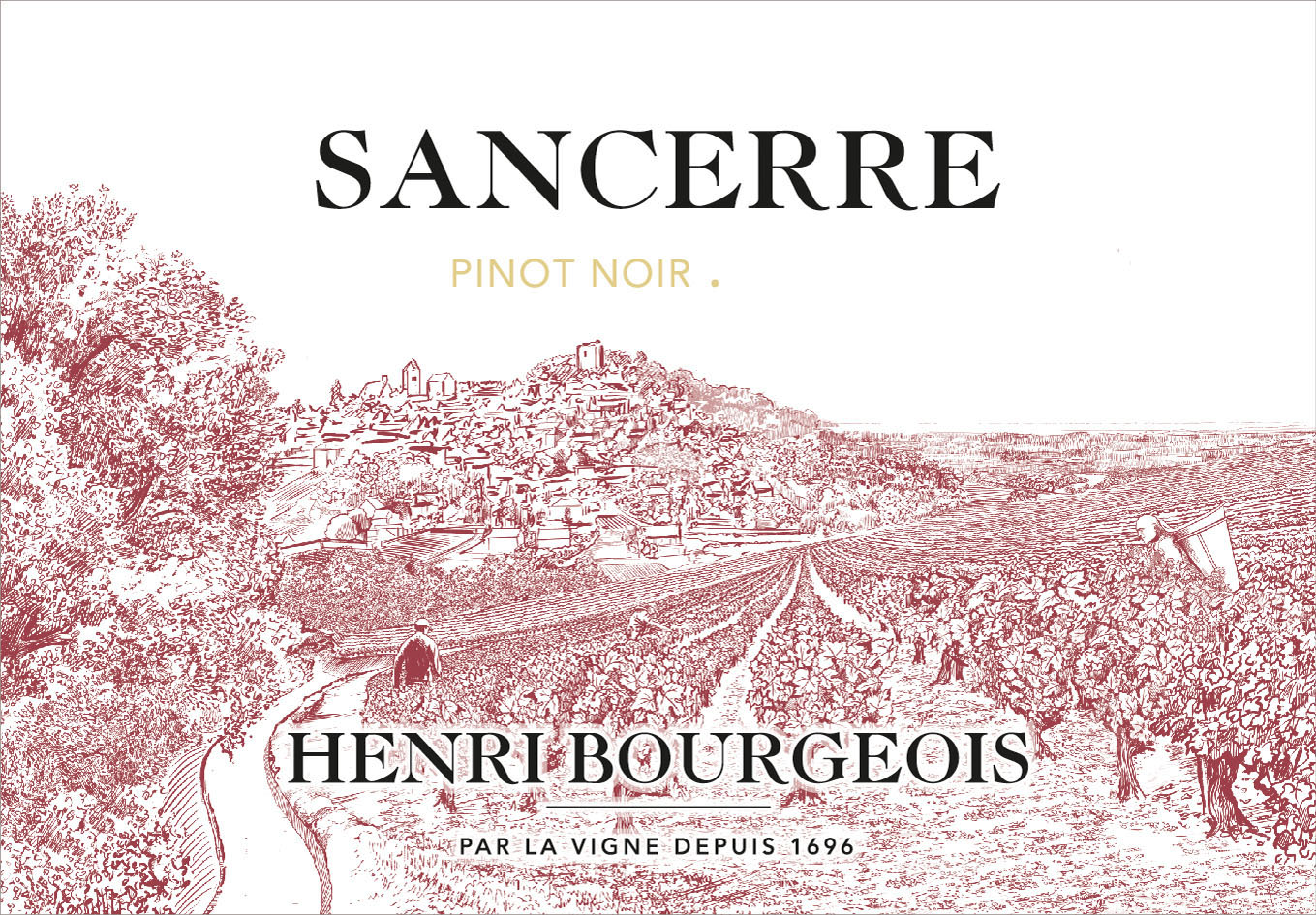 Henri Bourgeois - Sancerre Rouge label