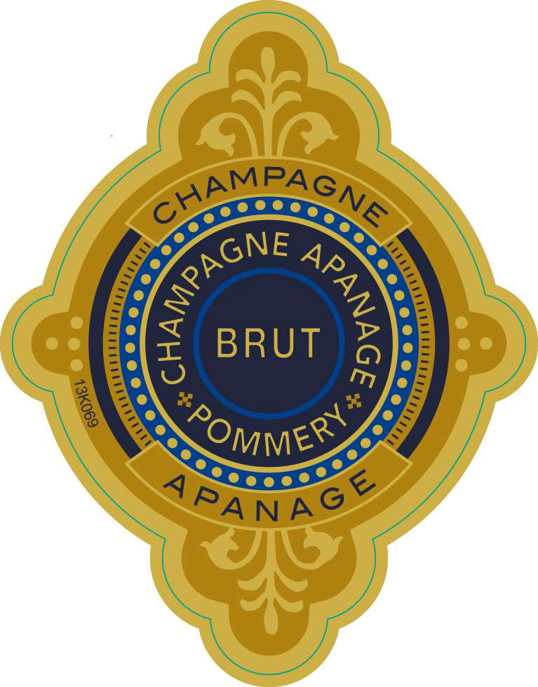 Pommery -  Apanage 1874 - Brut label