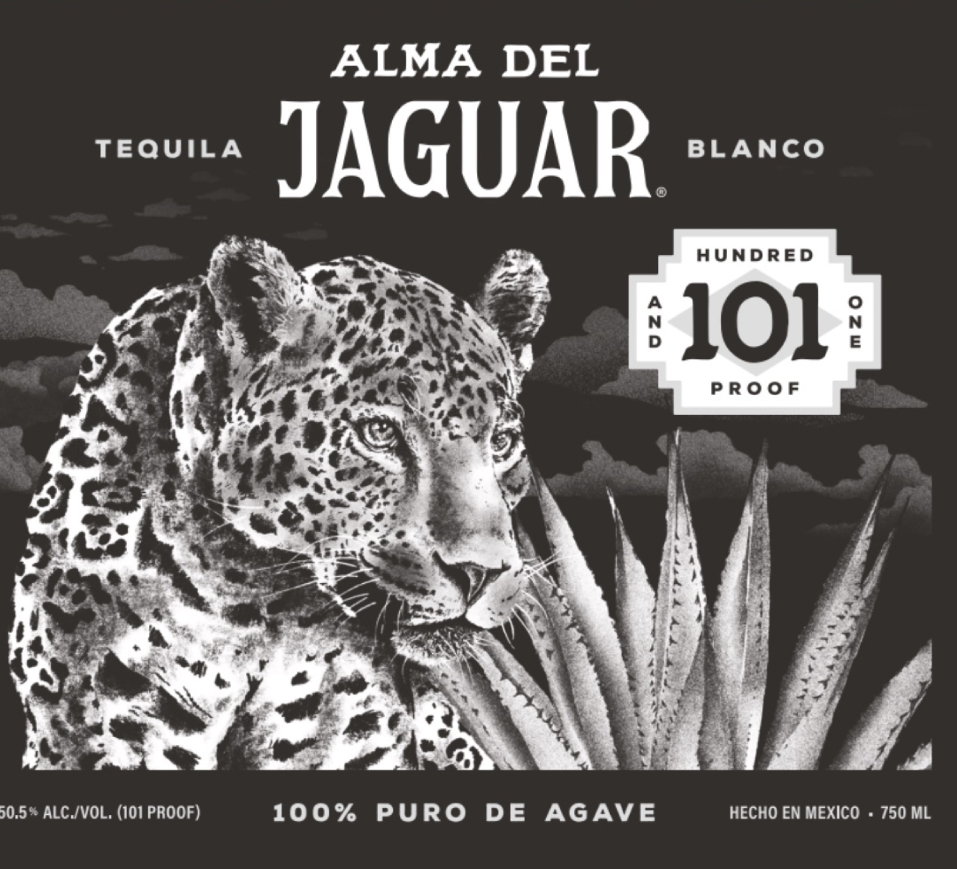 Alma del Jaguar - Tequila Blanco - Nocturna label