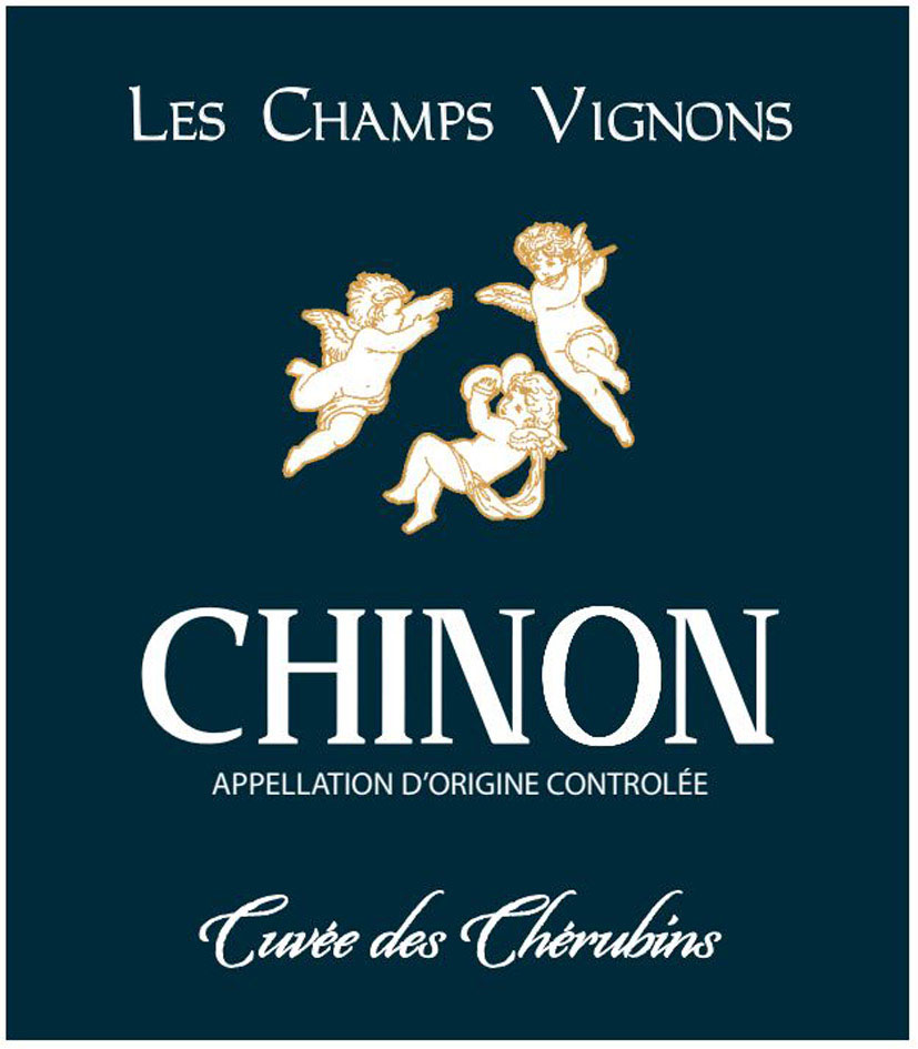 Les Champs Vignons - Chinon label