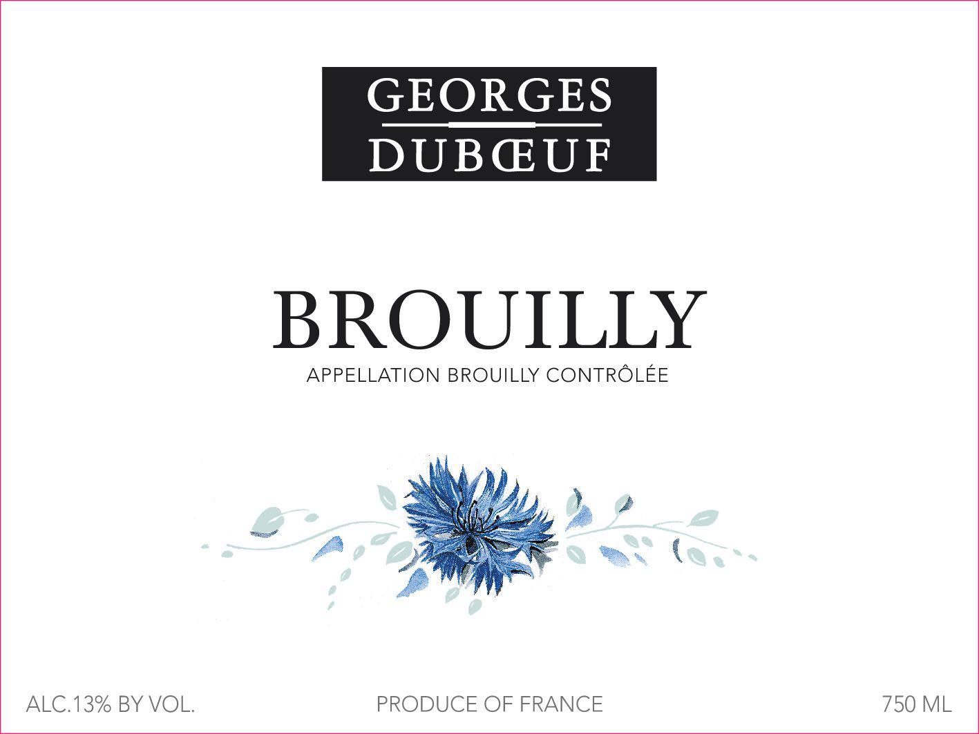 Georges Duboeuf - Flower Series - Brouilly label