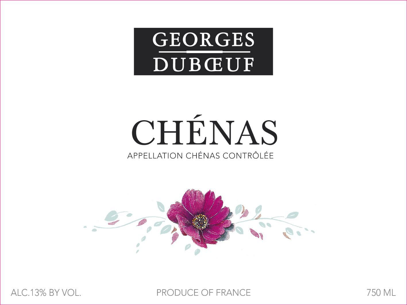 Georges Duboeuf - Flower Series - Chenas label