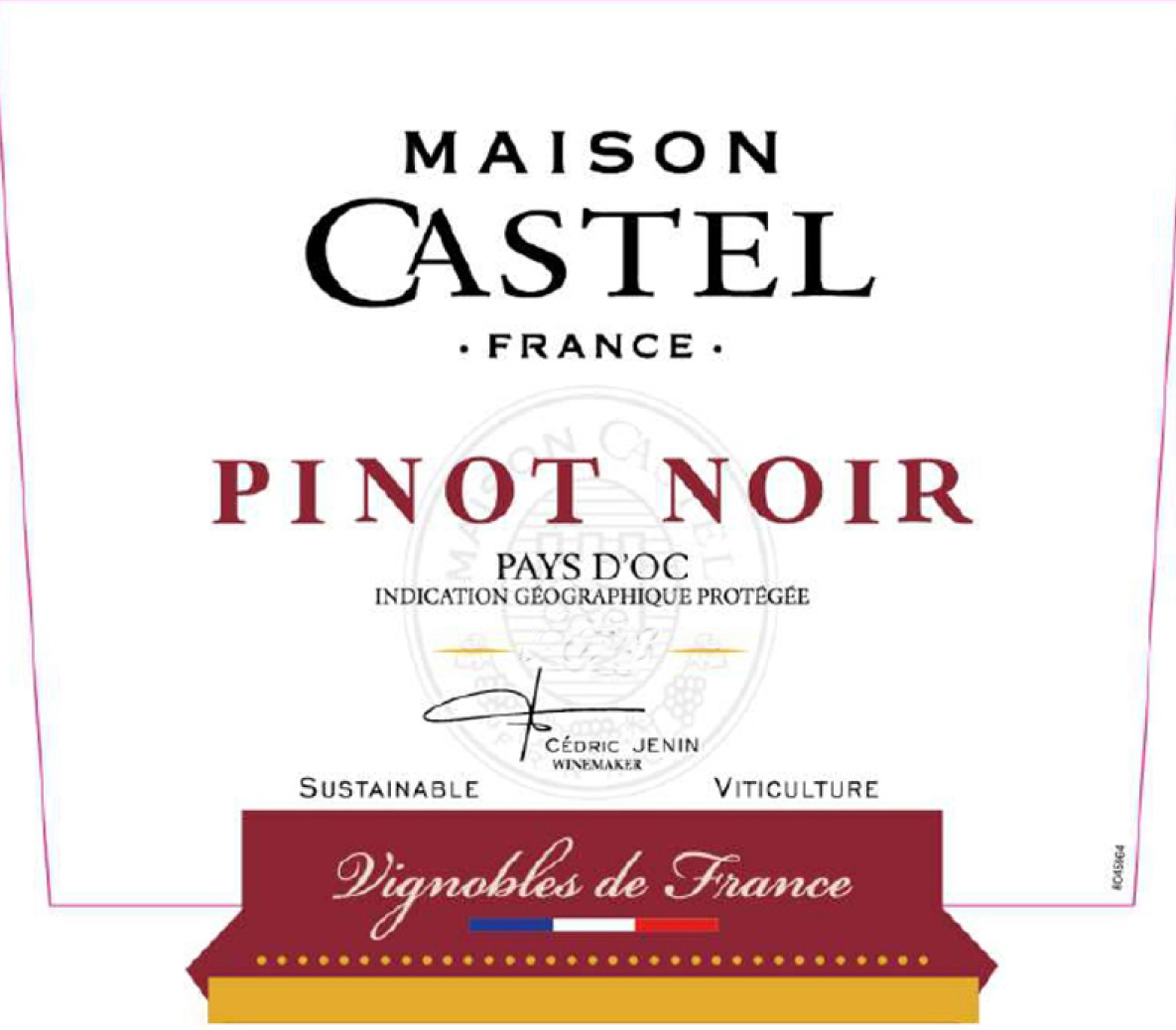 Maison Castel - Pinot Noir label
