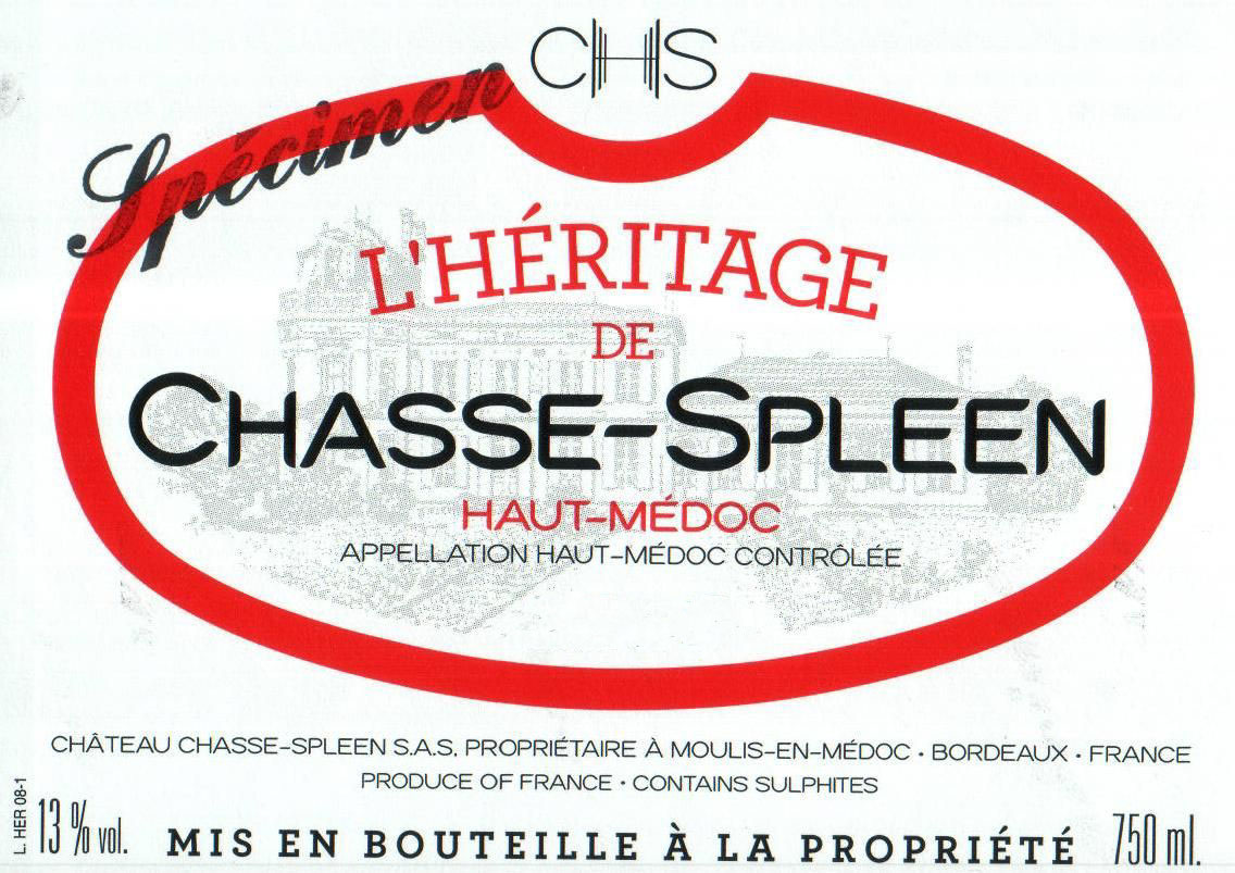 L'Heritage de Chasse-Spleen label