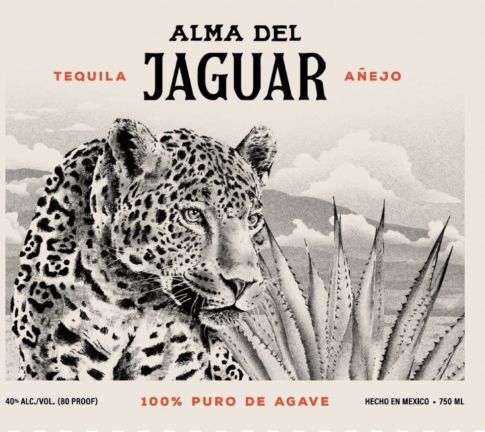 Alma del Jaguar Tequila Anejo label