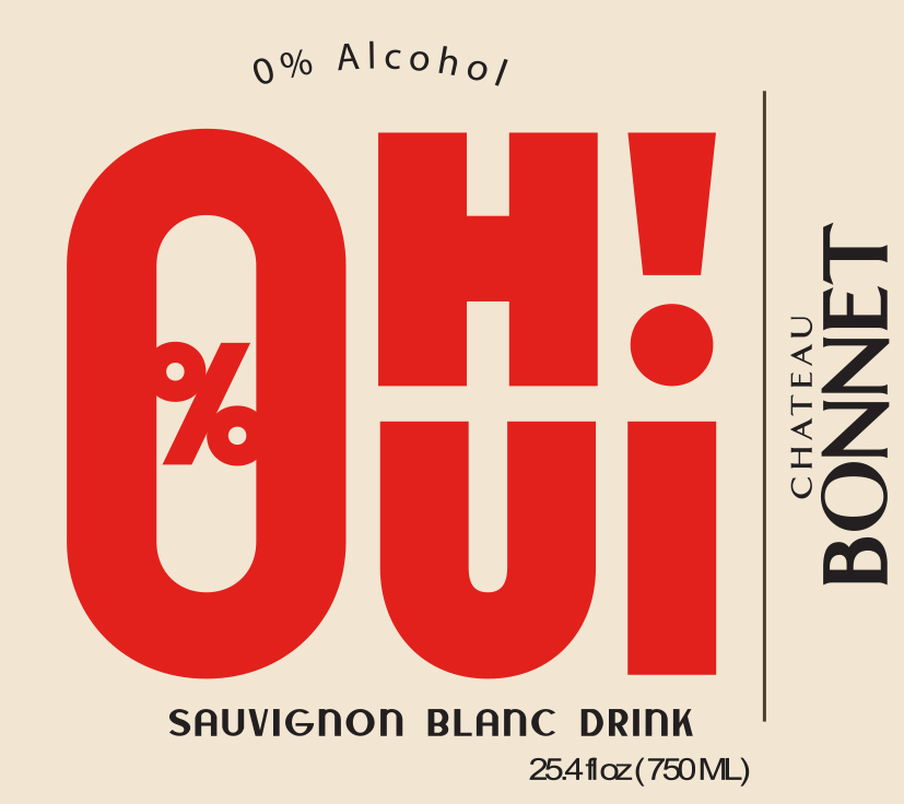 Chateau Bonnet - OH OUI! - Still label