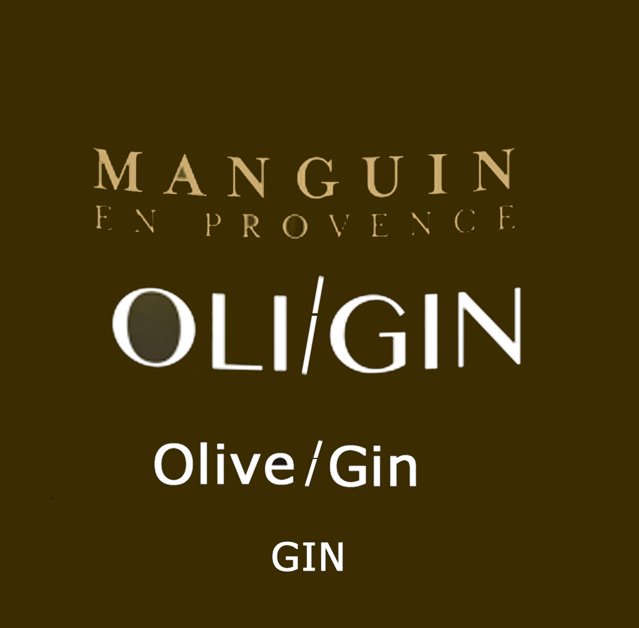 Manguin - Oli'Gin label