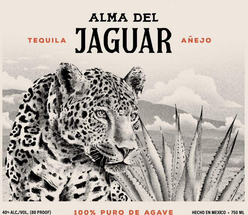 Alma del Jaguar Tequila Anejo - Single Barrel label