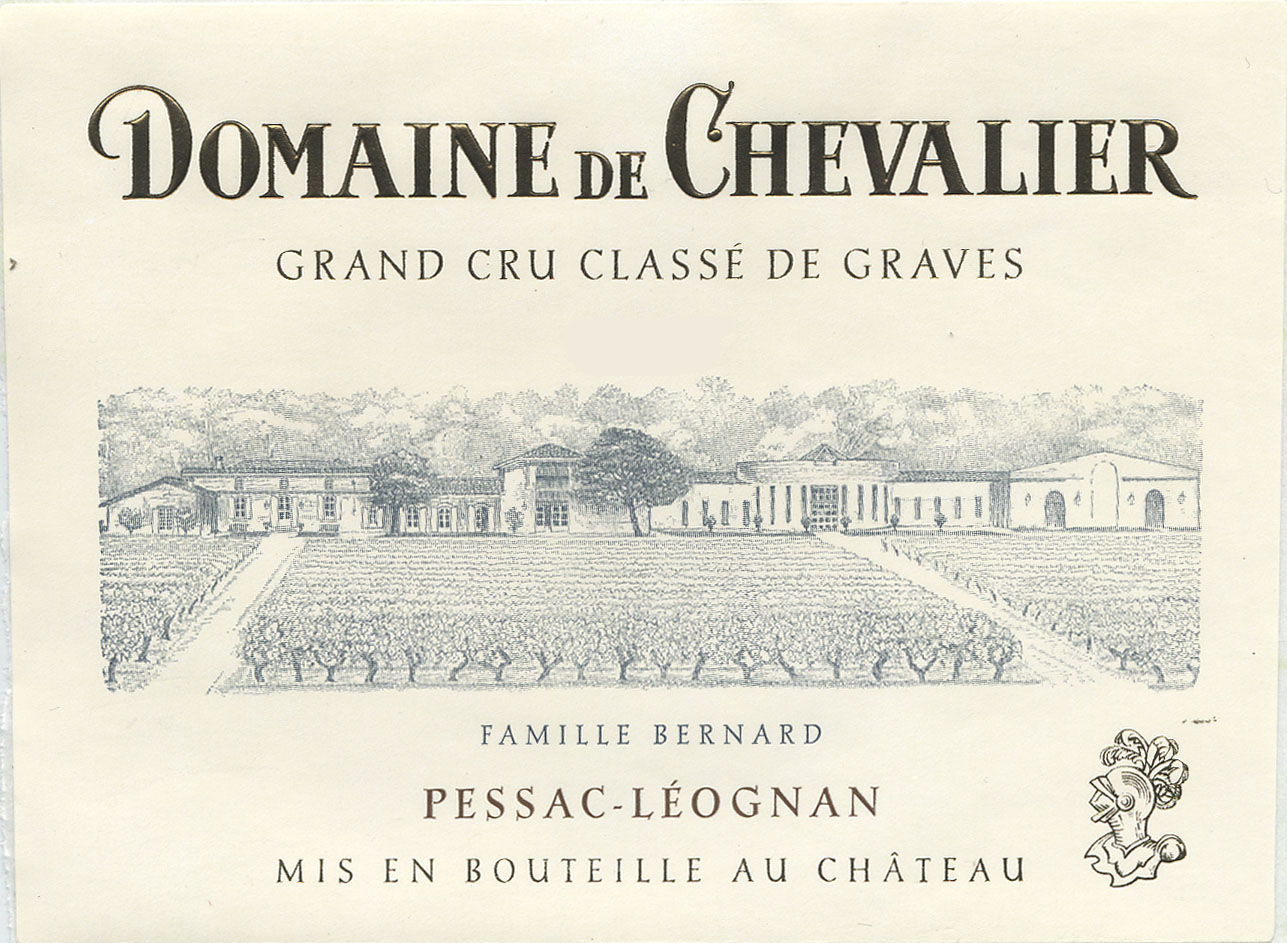 Domaine De Chevalier Blanc label