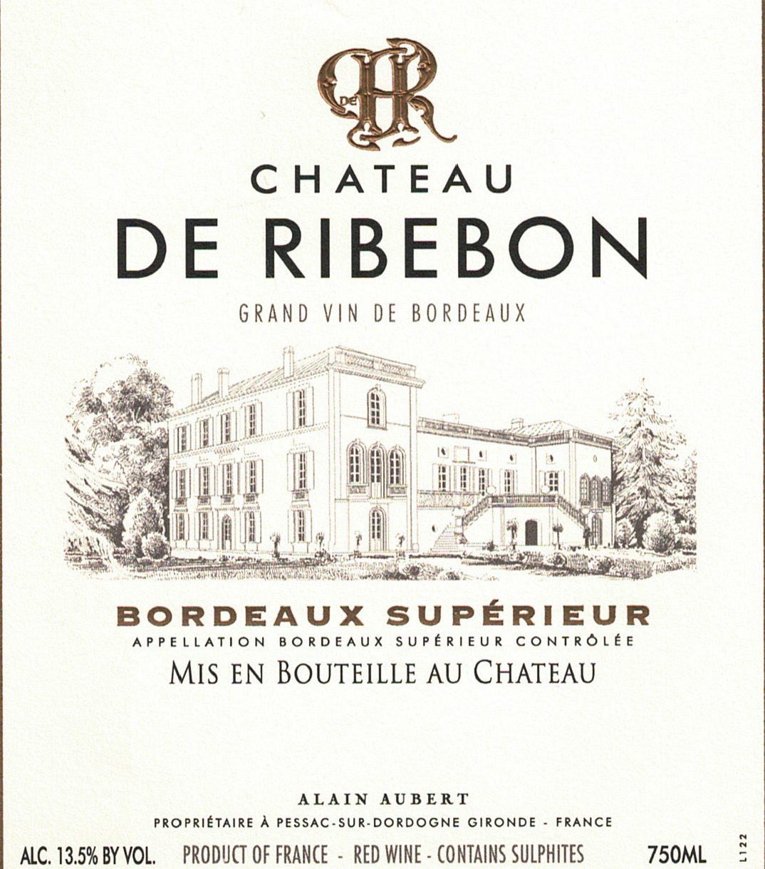 Chateau de Ribebon - Prestige - Bordeaux Superieur label