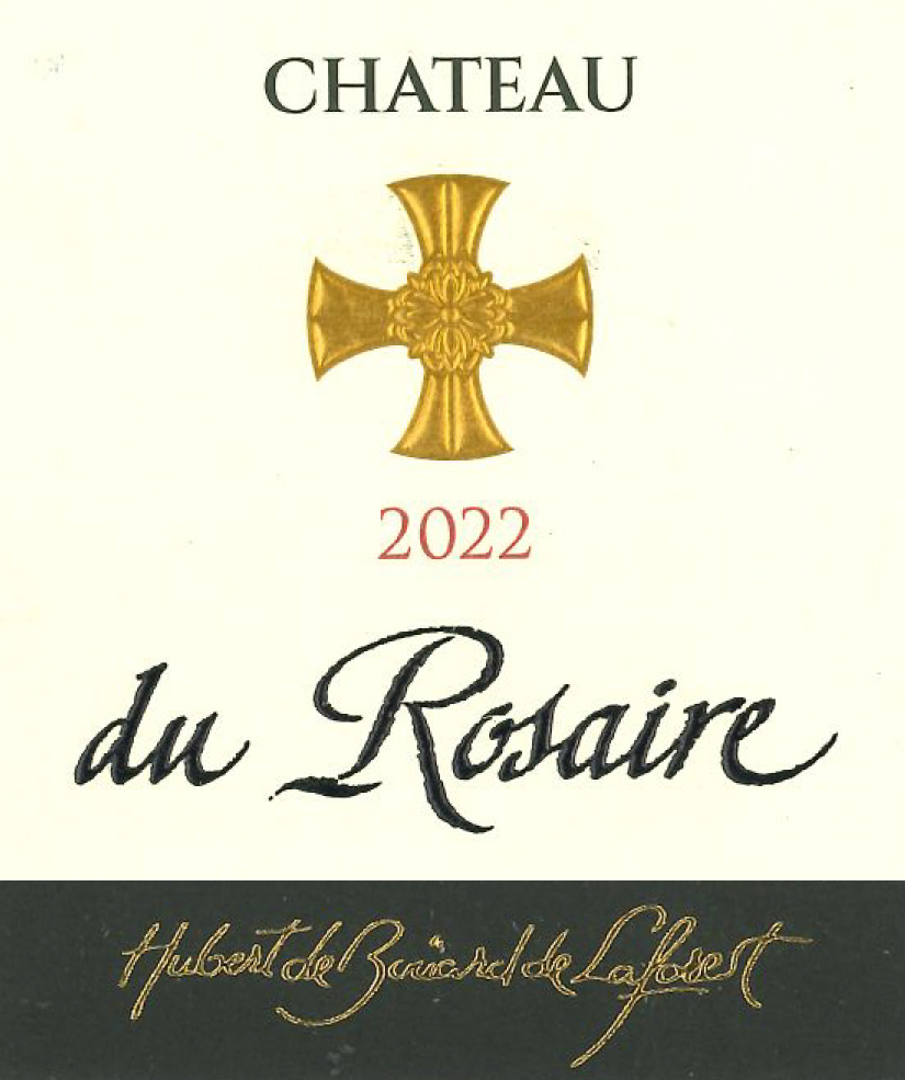 Chateau du Rosaire label