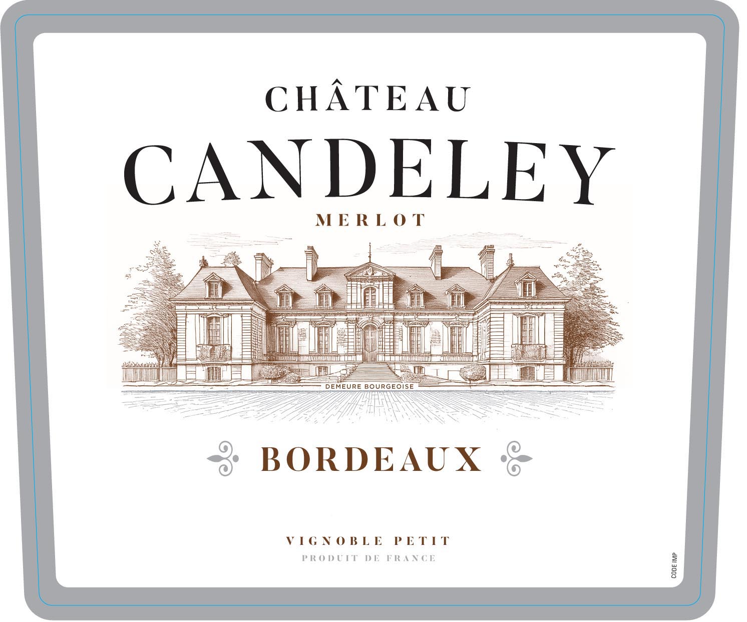 Chateau Candeley - Merlot label
