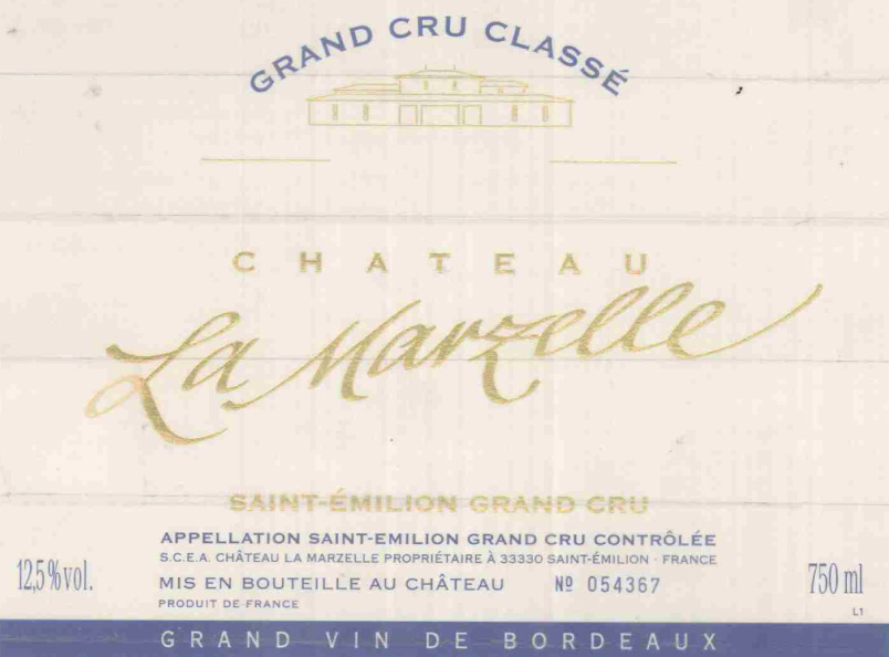 Chateau la Marzelle label