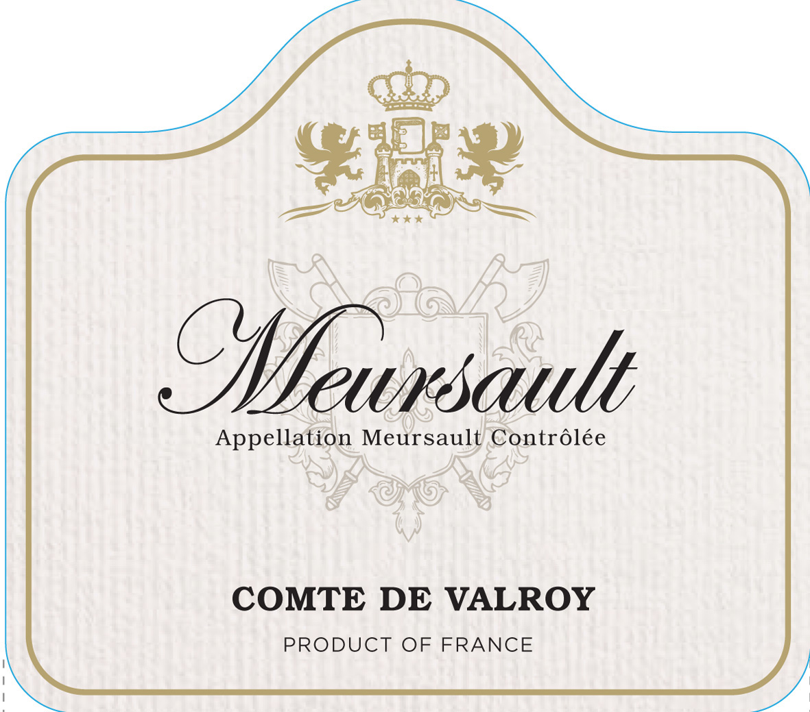 Comte de Valroy - Meursault Blanc label
