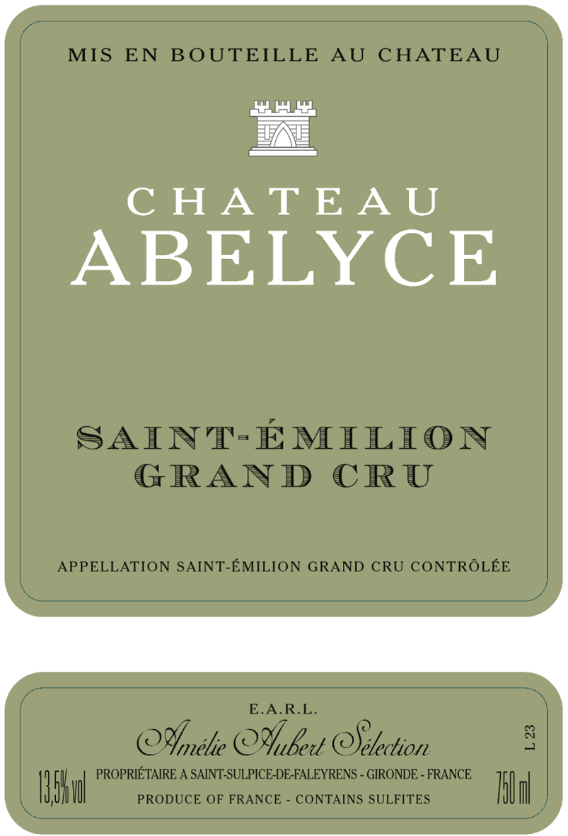Chateau Abelyce - St. Emilion Grand Cru label