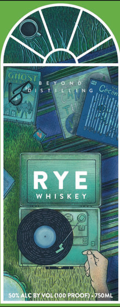 Beyond Distilling Company Rye Whiskey label