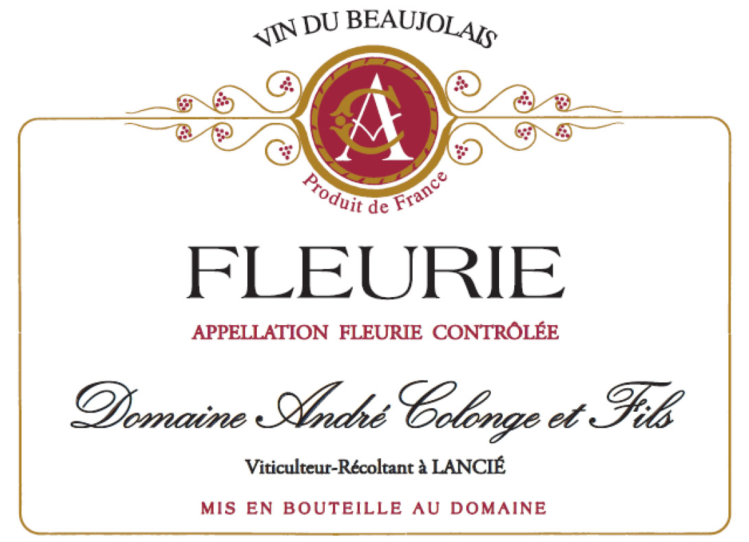 Domaine Andre Colonge et Fils - Fleurie label