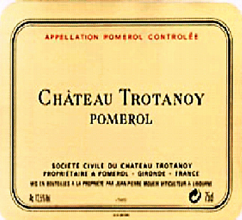 Chateau Trotanoy label