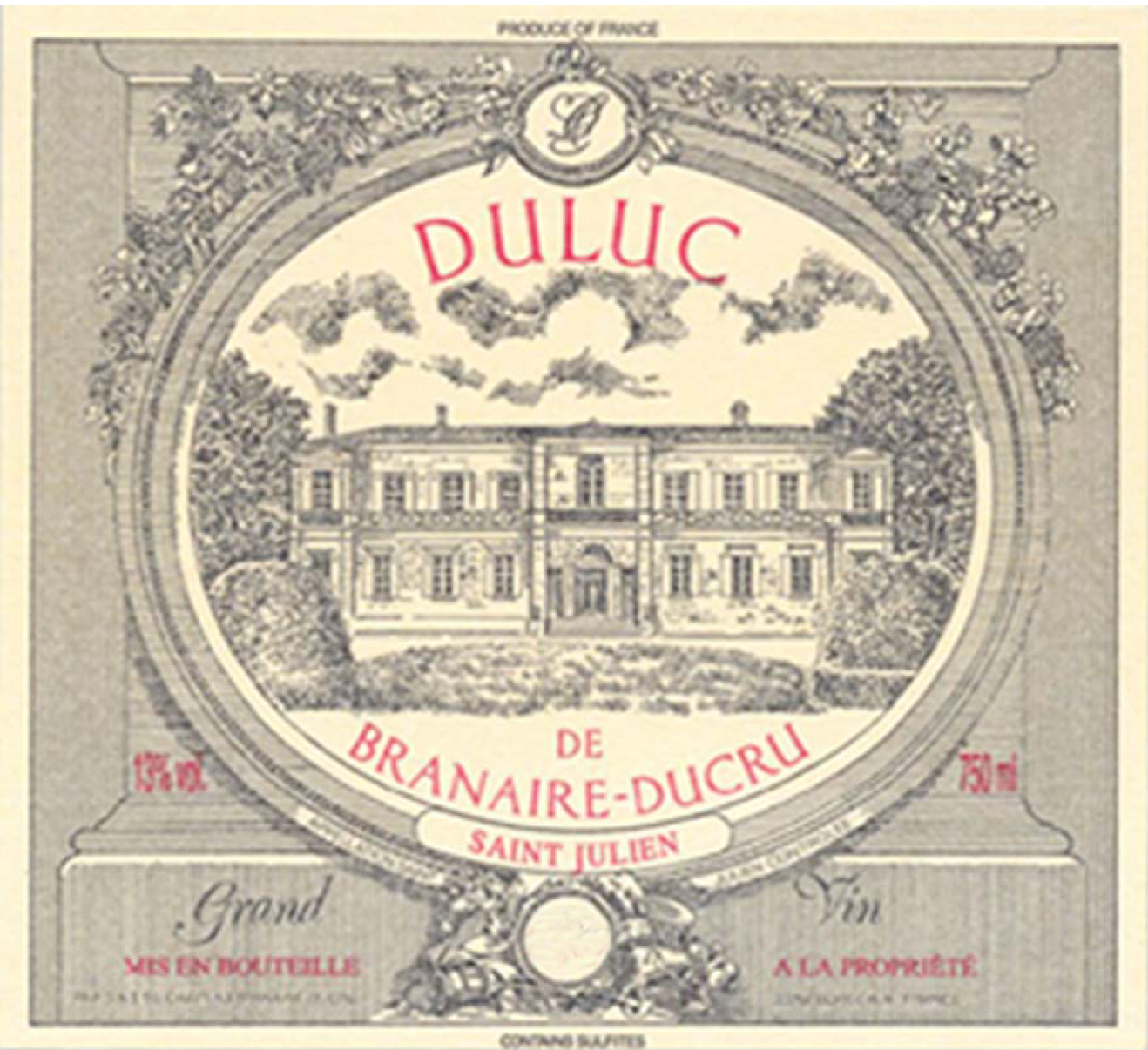 Duluc de Branaire-Ducru label