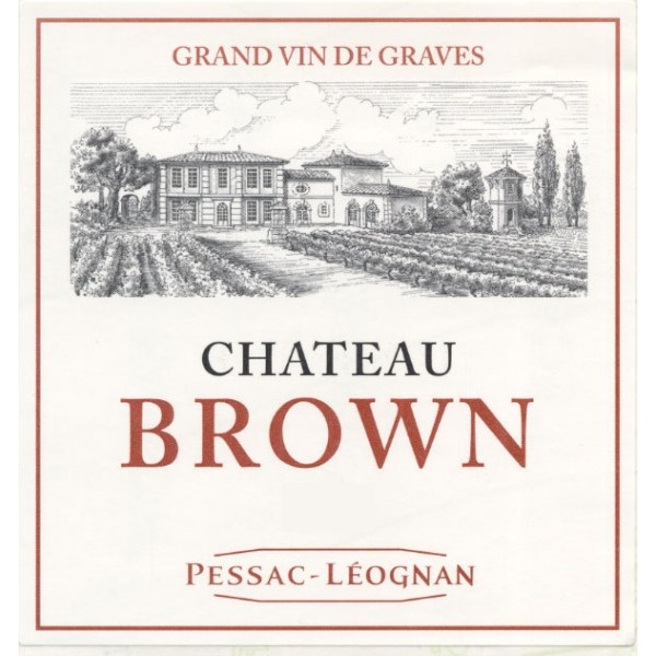 Chateau Brown label