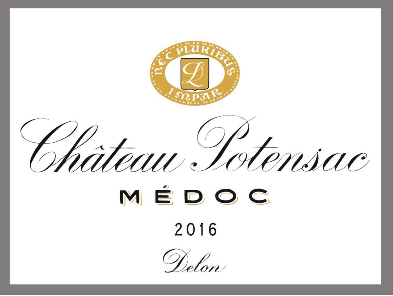 Chateau Potensac (from Leoville Las Cases) label