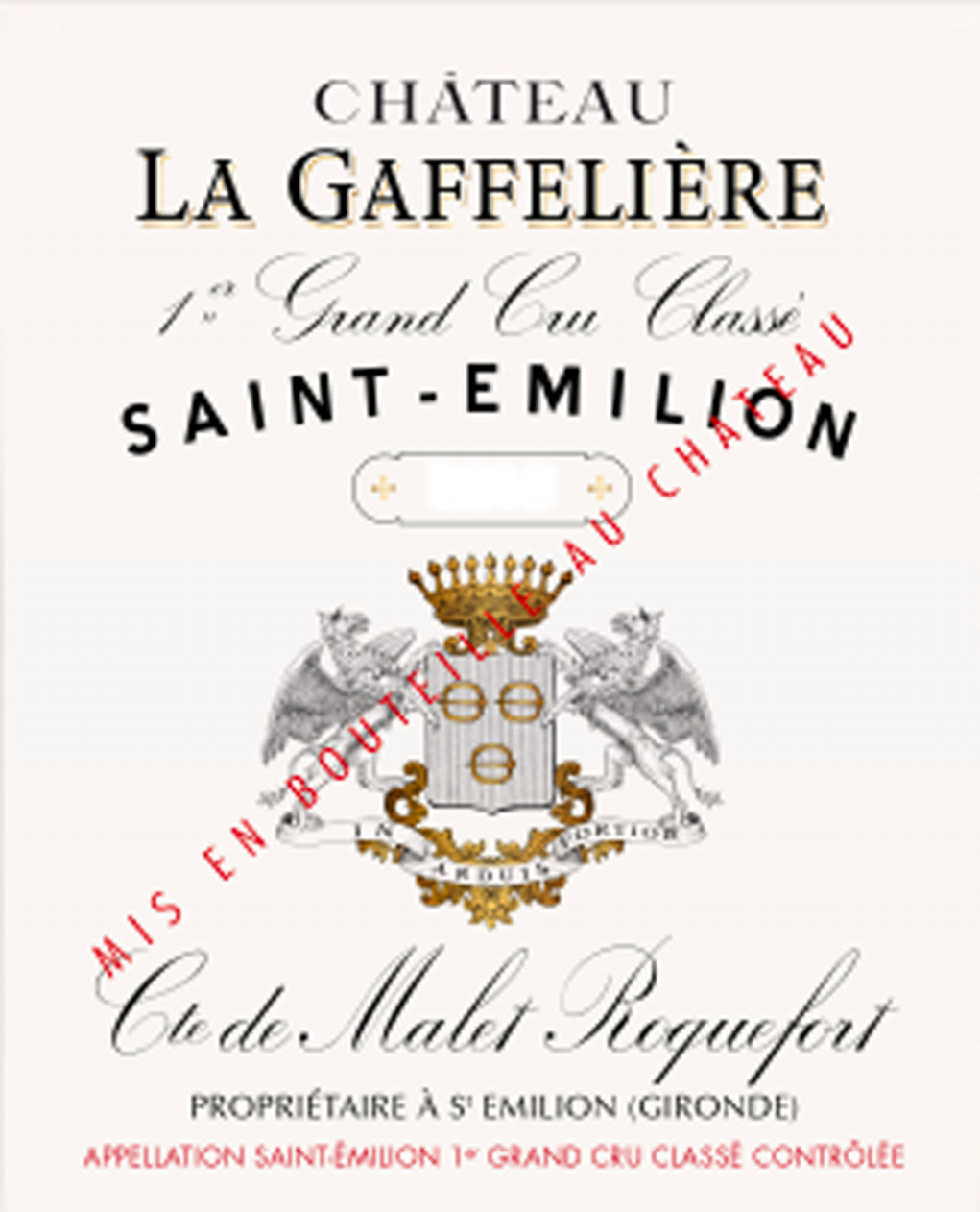 Chateau La Gaffeliere label