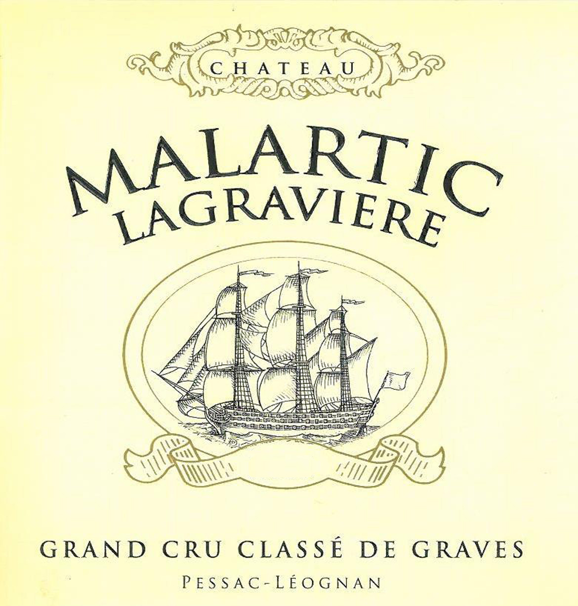 Chateau Malartic Lagraviere label