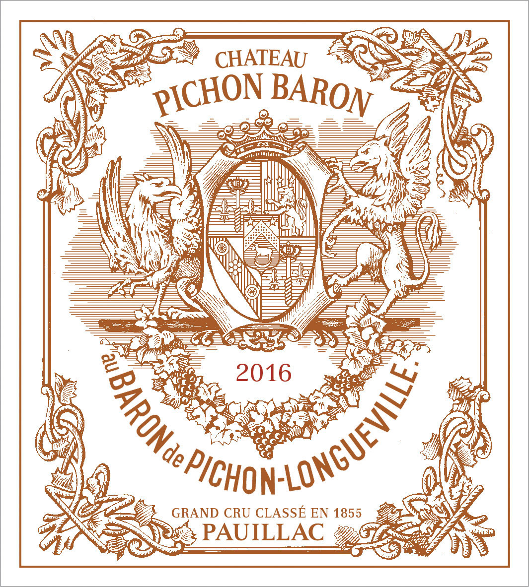 Chateau Pichon-Longueville Baron label
