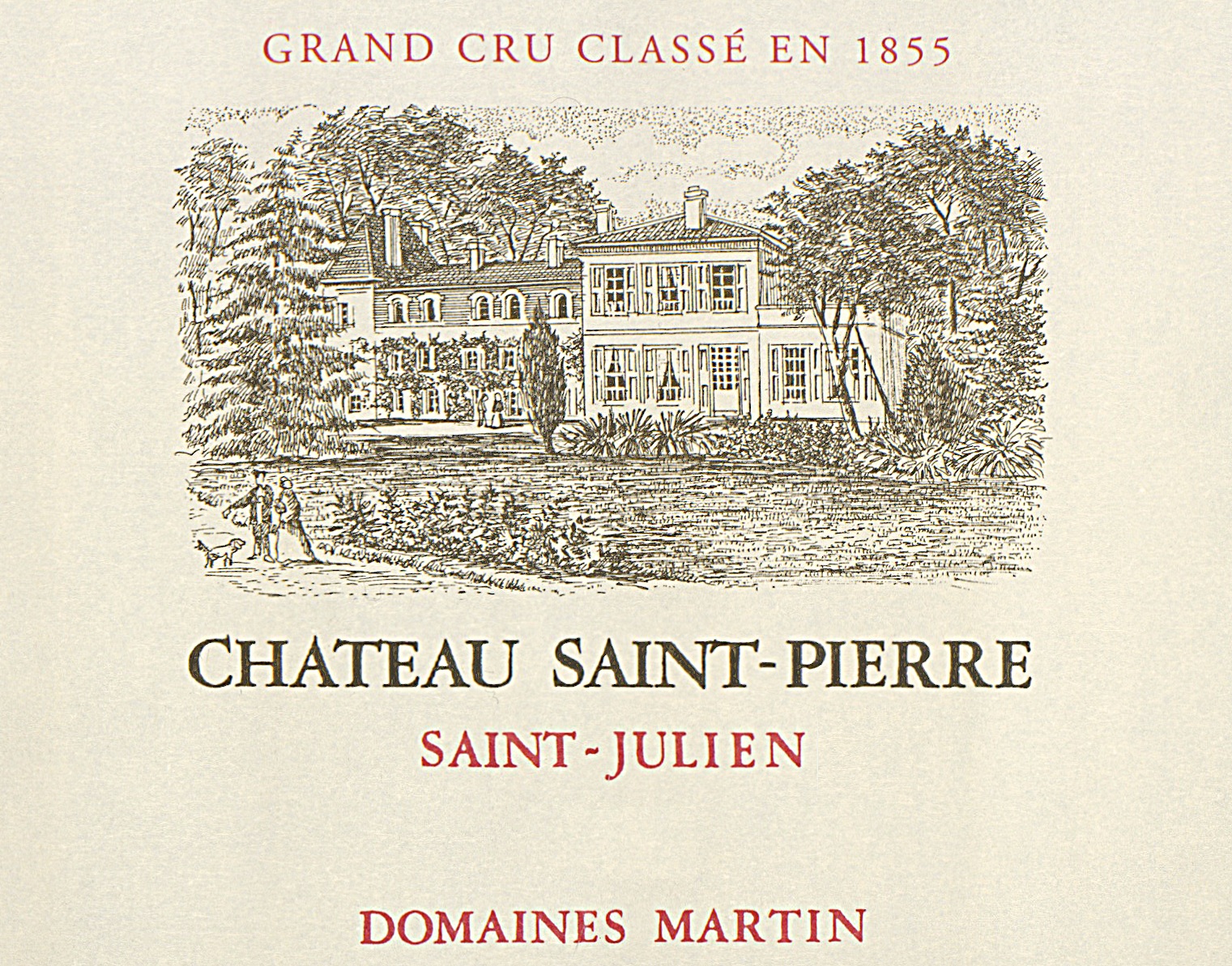 Chateau Saint-Pierre label