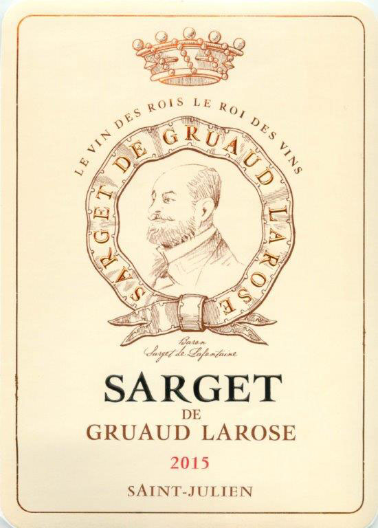 Sarget De Gruaud Larose label