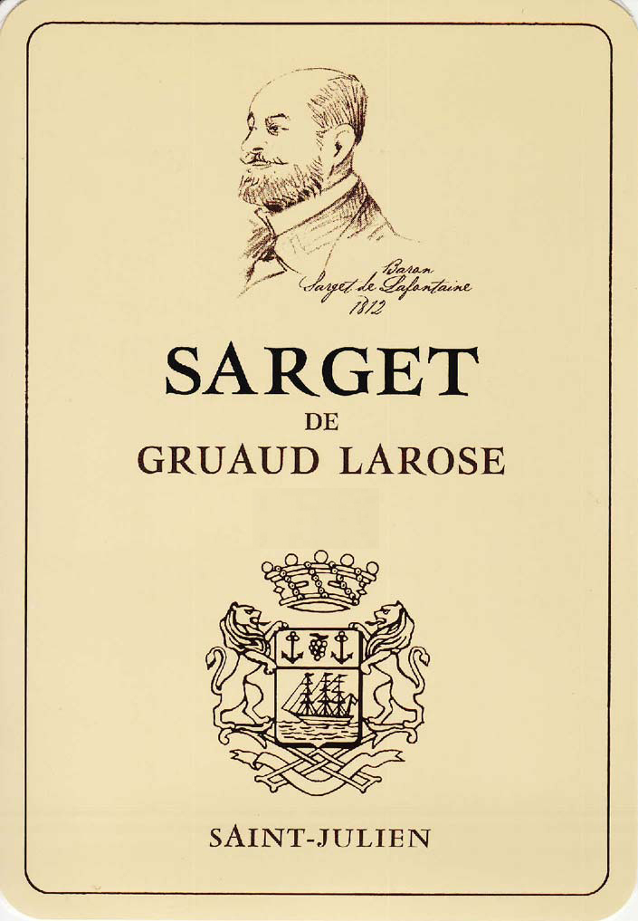 Sarget De Gruaud Larose label