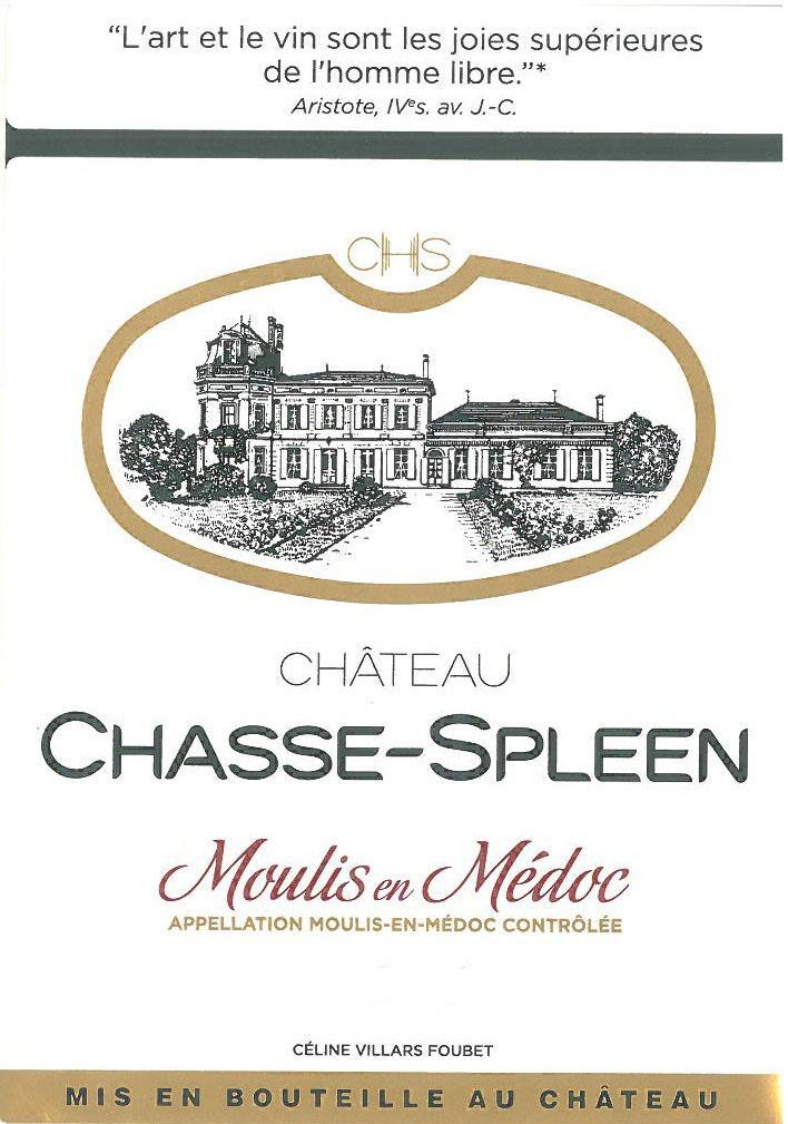 Chateau Chasse-Spleen label