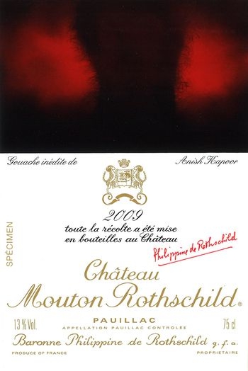 Chateau Mouton Rothschild label
