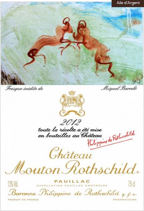 Chateau Mouton Rothschild label